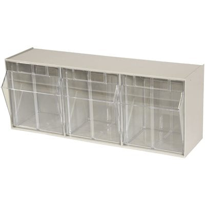 Akro-Mils TiltView Storage Unit – 3 Bins