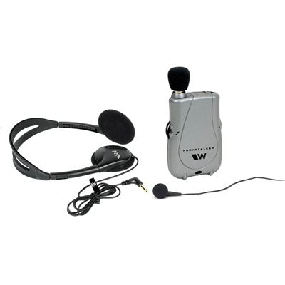 Williams Sound Pocketalker Ultra DUO – Headphone & Earbud