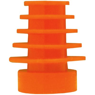 Grason PM Series Single Use Eartips - Flanged, 7-11mm, Orange (100/pk)