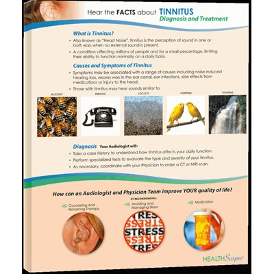 HealthScapes Tinnitus Canvas Poster 20 x 24