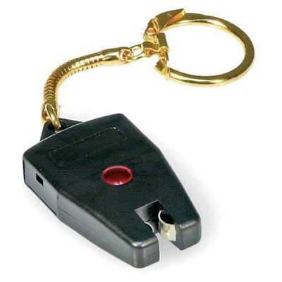 Key-Chain Hearing Aid Battery Tester – Black