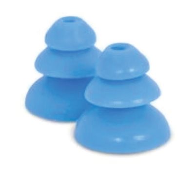 Kuduwave Screening Eartips - No Stem, Blue Color (200 / pack)