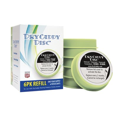 Dry Caddy Replacement Dry-Discs — 6 Pack (DC-REFILL)
