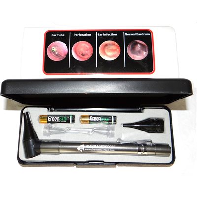 LED Pocket Otoscope with Batteries and Specula (01-LED)