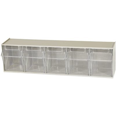 Akro-Mils TiltView Storage Unit — 5 Bins