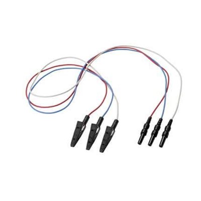 Reusable Alligator Clip Electrode Leads - Set of 3 (RBW)