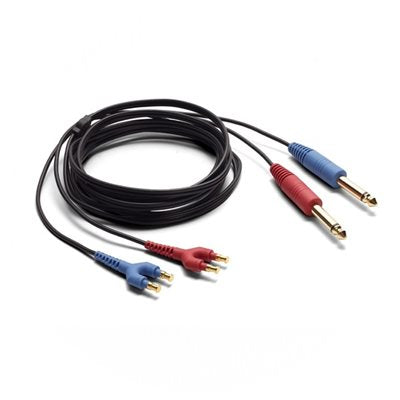 RadioEar DD45/TDH39 Cable — Two Straight 6.3mm Jacks, 2m