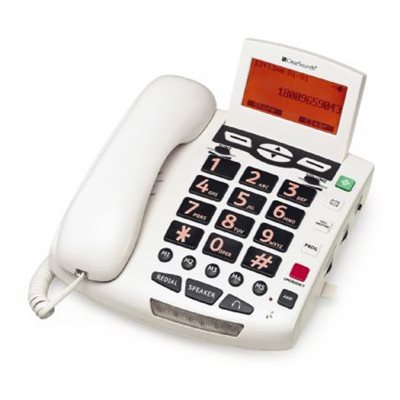 ClearSounds WCSC600 UltraClear Amplified Phone - White