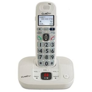 Clarity D714 Amplified Cordless Phone with Answering Machine