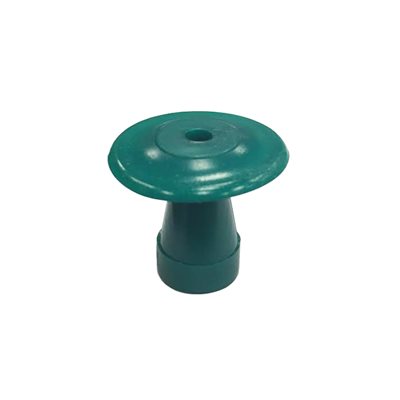 Grason Flat Style Single Use Eartips - 18mm, Green (100/pk)