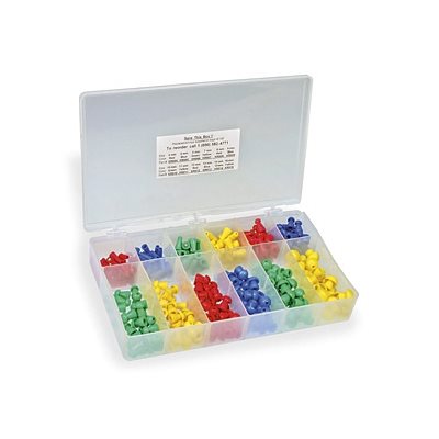 Grason KR Series Eartip Kit in Plastic Box - 300/kit (25 of each size eartip)