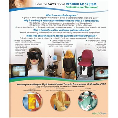 HealthScapes Vestibular System Evaluation Brochures — 20 Pack