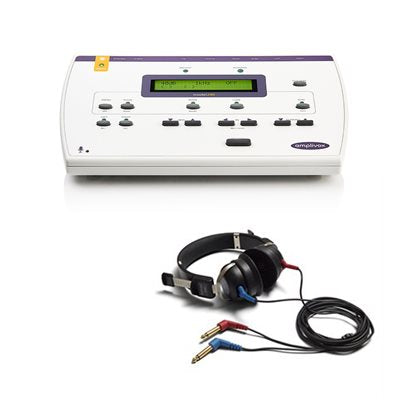 Amplivox Model 240 diagnostic audiometer with DD45 headphones