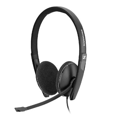 Operator Headset with Dual 3.5 mm Jacks for Audiometers