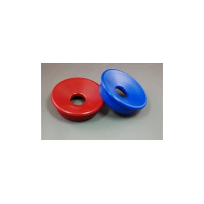 Supra-Aural Earphone Cushions — Regular Red & Blue Pair