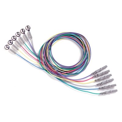 Natus Sensory Reusable Silver Cup Electrode - 10mm, 39" wire (12 / pack)