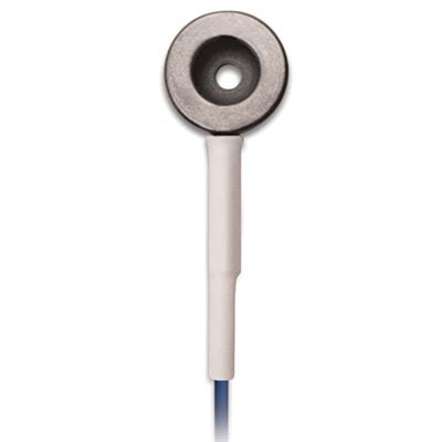 Natus Sensory Disposable Ag / AgCI Cup Electrode - 10mm, 39" wire (10 / pack)