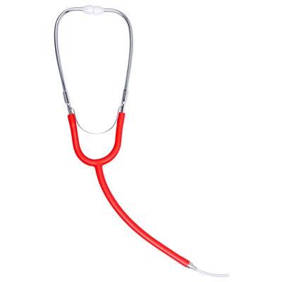 Luxamed Stethoclip Hearing Aid Listening Stethoscope — Red