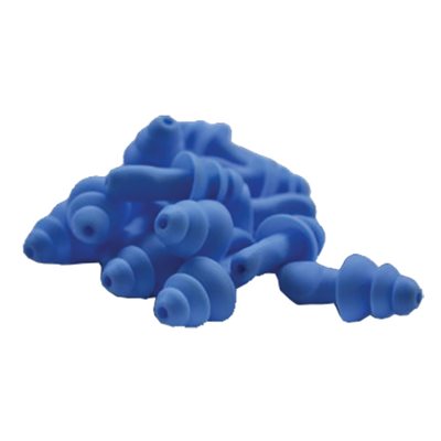 Kuduwave 3A Insert Eartips - Stem Attached, Blue Color (200 / pack)