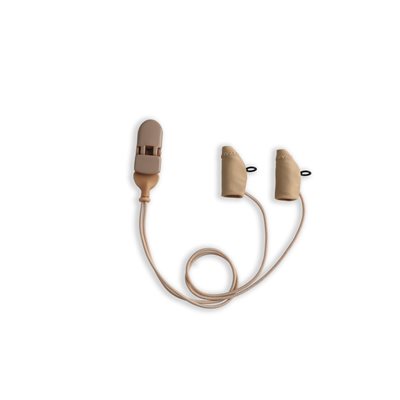 Ear Gear Eyeglasses Micro Corded (Beige) (57455)
