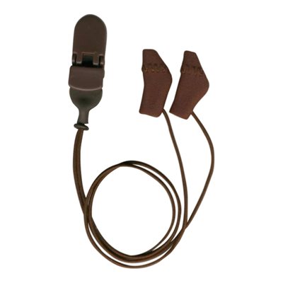 Ear Gear Micro Binaural Corded (Chocolate Brown) (56354)