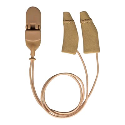 Ear Gear Mini Binaural Corded (Beige) (56075)