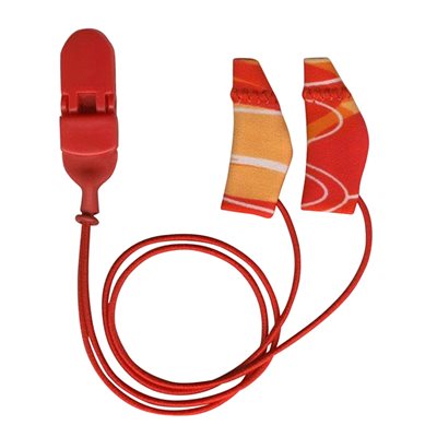 Ear Gear Mini Binaural Corded (Red/Orange) (56067)