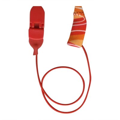 Ear Gear Mini Monaural Corded (Red/Orange) (56047)