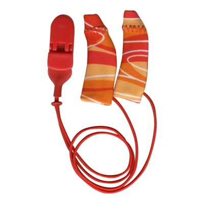 Ear Gear Original Binaural Corded (Red/Orange) (55727)