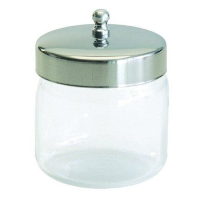 Glass Dressing Jar with Lid — 6 x 6 Inch