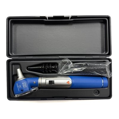 Heine Mini 3000 LED Fiber-Optic Otoscope Kit, Blue (D-885.20.021BL)
