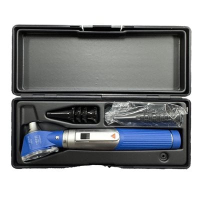 Heine Mini 3000 LED Non-FO Otoscope Kit, Blue (D-856.20.021BL)
