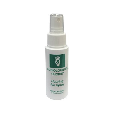 Audiologist's Choice Hearing Aid & Earmold Cleaner (2 oz spray)