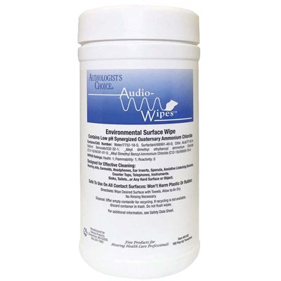 Audiologist's Choice AudioWipes (160-wipe canister)