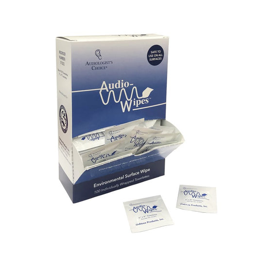 Audiologist's Choice AudioWipes Singles (100 individually wrapped)