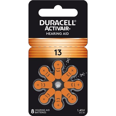 Duracell Activair size 13, 80 batteries