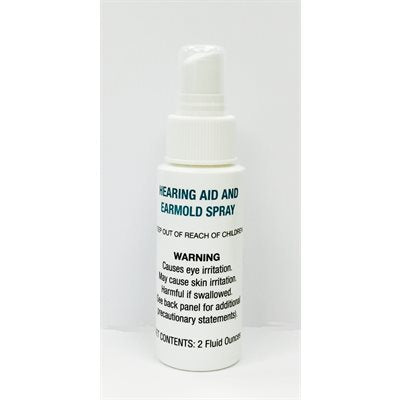 Hearing Aid & Earmold Cleaner (2 oz spray)
