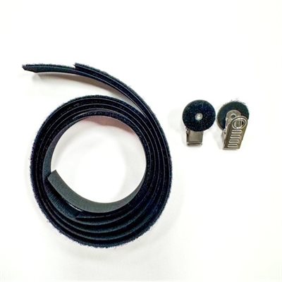 Insert Earphone Fastener Kit (2 clips & 2 Velcro strips)