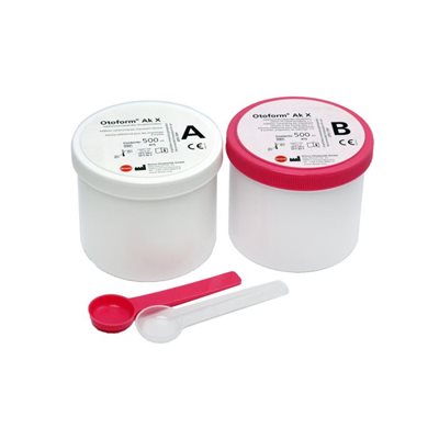 Dreve Otoform Ak X Two-Part Impression Material (2 × 500 g; up to 70 impressions)
