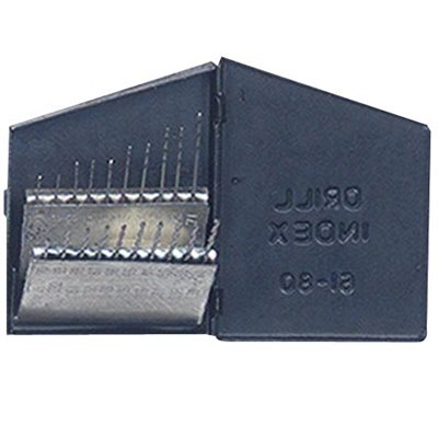 Excel Twenty-Piece Miniature Drill Set — Sizes 61–80