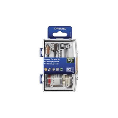 Dremel General Purpose Accessory Kit — 52 Pieces