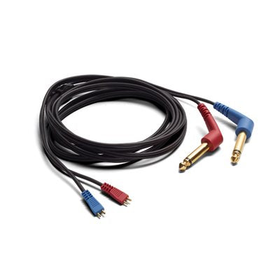E-A-RTONE 3A / IP30 Replacement Cable, Angled Dual 6.3 mm, 6.5 ft