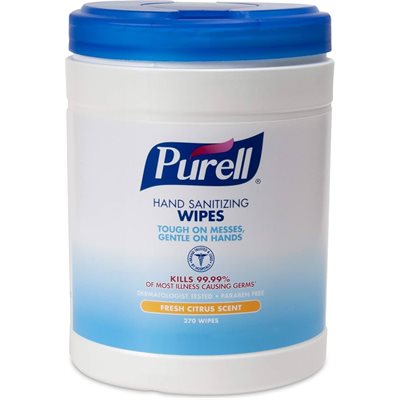 Purell Sanitizing Hand Wipes (270 per canister)