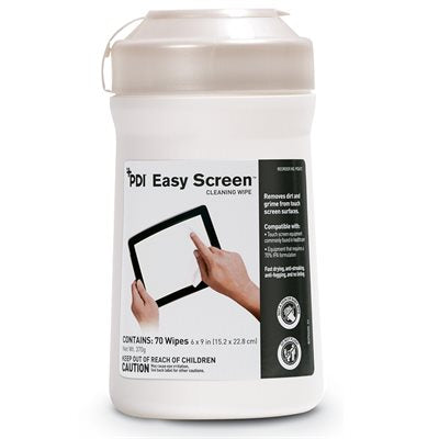 PDI Easy Screen Cleaning Wipes (70 per canister)