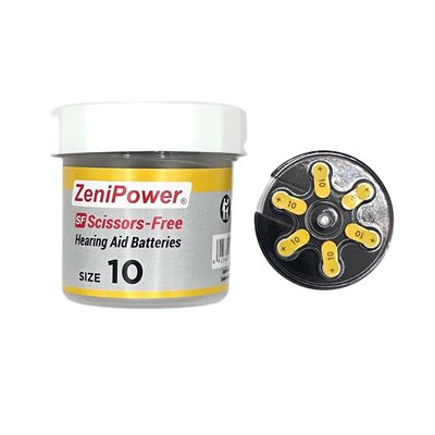 ZeniPower scissor-free jar size 10, 60 batteries