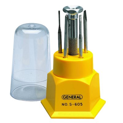 General Tools Five-Blade Precision Screwdriver Set
