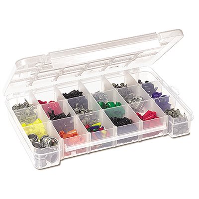 Akro-Mils Large Adjustable Storage Case with Lid