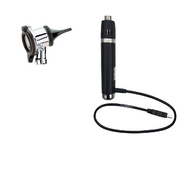 Welch Allyn pneumatic otoscope set with lithium ion USB handle