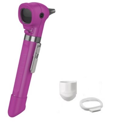 Welch Allyn Pocket Plus LED otoscope in Purple/Plum