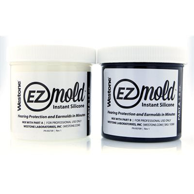 Westone EZ Mold Material, Large 8 oz Kit, Black (10380EZ)